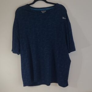 Reebok Shirt Men's 3 XL Navy Tee With Pattern